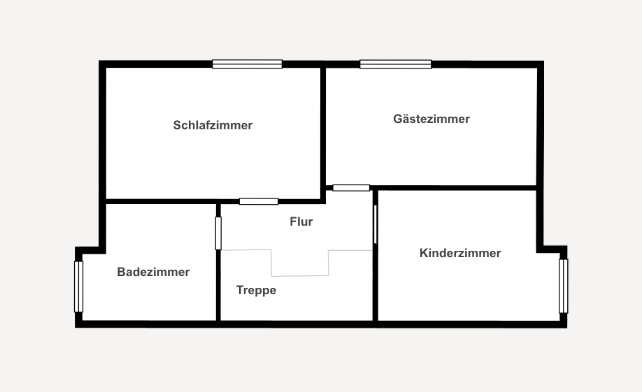 Grundriss Obergeschoss